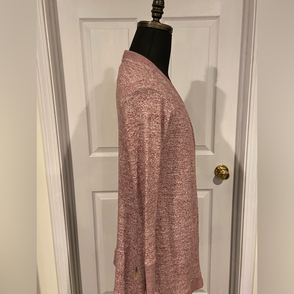UGG Women's Rose Open-Front Cardigan Flowy Pink Size M - Picture 2 of 6